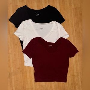 3 set crop top